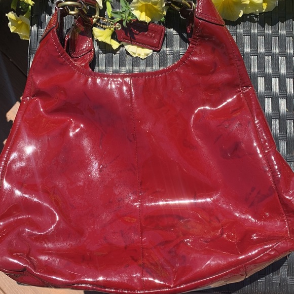Sold! Coach Patent Leather Shoulder Bag - Picture 6 of 9